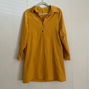 Mustard yellow day dress